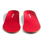 Orthotics Insoles/Inserts Arch Supports for Flat Feet/Plantar Fasciitis/Pronation/Feet Pain/Sports for Men and Women Shoes (Red, US Men(10-10.5)-Women(12-12.5)-11.42"-290MM)