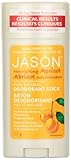 JASON Apricot Deodorant, 2.5 Ounce Stick, Pack of 3