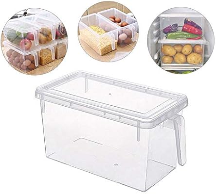Roebii Fridge Kitchen Fresh Storage Organizer 4 7 L Stackable
