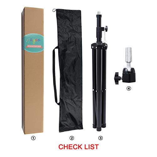 image for FUFRESH Metal Adjustable Tripod Stand Holder Mannequin Manikin Head Tr