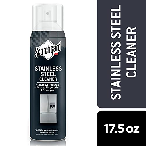Scotchgard Stainless Steel Cleaner Resists Fingerprints & Smudges, No