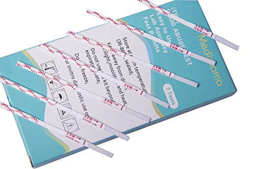 THC Test Marijuana Drug Test Strips THC Urine Home Drug Test Kit (7 Pack) - Thumbnail 3