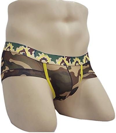 Men Soft Shorts Underwear Boxer Brief Shorts Underpants,(Camo,Medium)