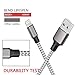 Hiway Nylon Braided USB Cable 3PACK (6FT) phone charger Fast Charging Cable Cord Compatible Phone X/Phone 8/8 Plus/7/7 Plus/6/6s/6 plus/6s plus/5s/5c,Pad,Pod & More (White)