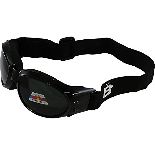 Birdz Eyewear Eagle Motorcycle Goggles (Black Frame/Polarised Smoke Lens) - Thumbnail 3
