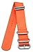 ArtStyle Watch Band with 1.5mm Thickness Quality Nylon Strap and Heavy Duty Brushed Buckle (Orange, 24mm)