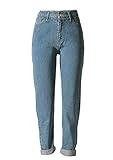 Women's Classic Blue Wash Stretch Denim Boyfriend Jeans 27(Tag)