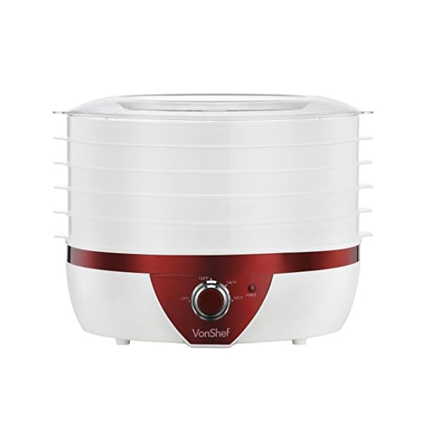 VonShef-Electric-5-Tray-Variable-Temperature-Food-Dehydrator VonShef-Electric-5-Tray-Variable-Temperature-Food-Dehydrator
