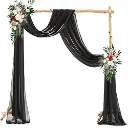 PARTISKY Wedding Arch Draping Fabric,1 Panel 18FT