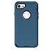 OtterBox Defender Series Case for iPhone SE (2nd Gen - 2020) & iPhone 8/7 (NOT Plus) - Retail Packaging - Bespoke Way (Blazer Blue/Stormy SEAS Blue)