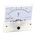 Baomain Analog Voltmeter 85C1 DC 0-500V Rectangle Analog Volt Panel Meter Gauge