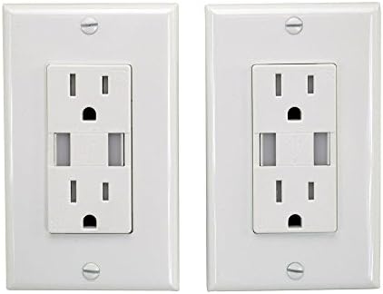 UL-Listed Multiple USB Charger and Duplex Receptacle 15A/20A Tamper Resistant Outlets With 3.1A Charging Capacity These Are Fast Micro USB Chargers 2 Pack