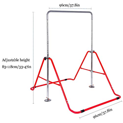 image for Youen Home Gymnastics Bars for Kids, Adjustable Height Gymnastic Horiz