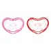 Munchkin Latch Lightweight Pacifier, Red/Pink, 6+ Months, 2 Count