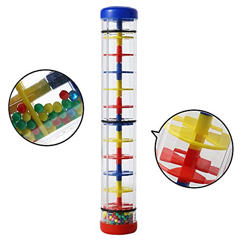 Rainmaker 12 inch Rain stick for babies Rattle Tube Rain Stick Shaker Music Sensory Auditory