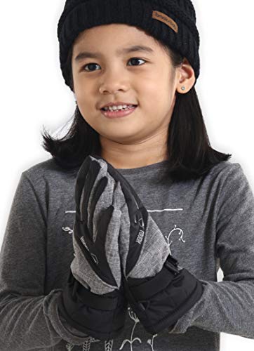 image for Tough Outdoors Kids Winter Snow & Ski Gloves - Youth Gloves Designed f