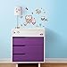 RoomMates Prisma Owls and Butterflies Peel And Stick Wall Decals