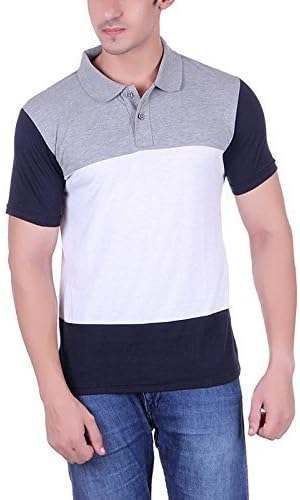 Men's Three Color Cotton Polo Tshirt