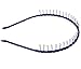 STHUAHE Unisex Multicolor Metal Teeth Comb Hair Hoop Hairband Headband Hair Accessories by Beauty hair (8 Color)