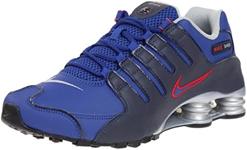 nike shox black and blue