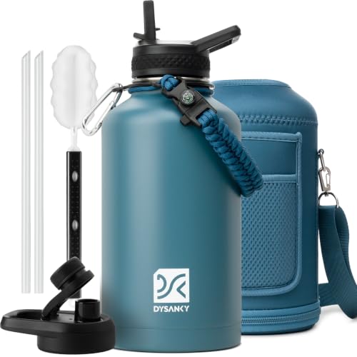 DYSANKY Insulated Water Bottle W/straw Lid &