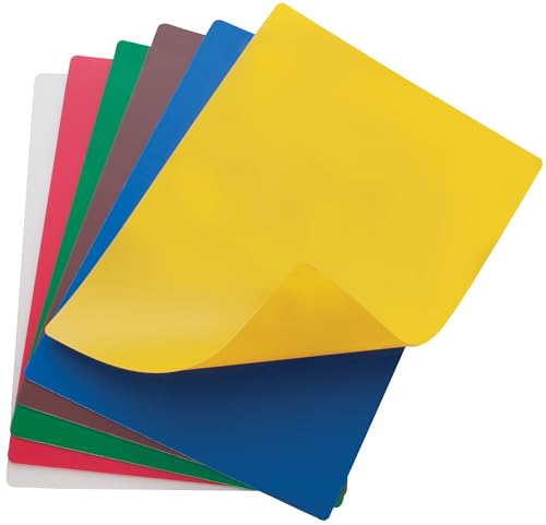 Winco CBF-1824 Flexible Cutting Mats, 18-Inch by 24-Inch, Assorted Colors