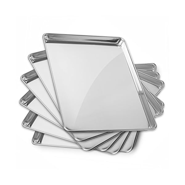 GRIDMANN 15" x 21" Commercial Grade Aluminum Cookie Sheet Baking Tray Pan Three Quarter Sheet
