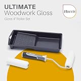 Harris 103022202 Ultimate Woodwork Mini Gloss Roller Set 4 Inch with Tray Frame view 2