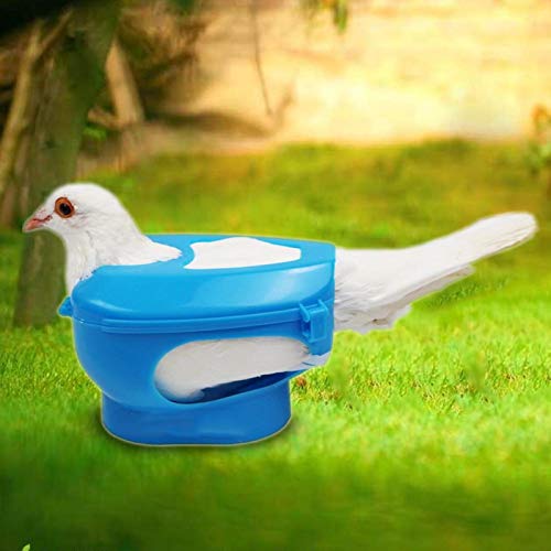 Cerlingwee Futterhalter, Vogelhalter, Halter, gut aussehende Vogelversorgung Injektionsfuttermittel(Blue, 12) – Bild 7