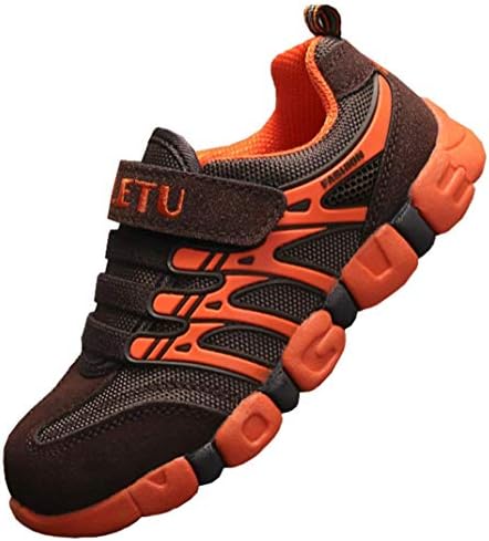 PRETTYHOMEL Boy's Girl's Athletic Strap Breathable Running Shoes Casual Sneakers (Toddler/Little Kid/Big Kid)