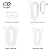 MOONZOOM USB Wall CHARGER w Long, Extendable Charging Cable, 10ft/15ft/25ft/30ft, World’s Longest Fast Charge Cord, 13W, Compatible w iPhone X/8/7/6, iPad Pro, Android, Samsung S5-S9, Tablet 20ft More