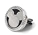 FIKA Mickey Car Air Freshener Vent Clip Locket Aromatherapy Essential Oils Great For Travel Pads included (Crystal)
