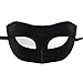 Vintage Collection Venetian Mask Masquerade Mardi Gras for Men (Black)