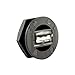 ASI ASICPICUSB2.0AS USB 2.0 Type A Panel Mount Waterproof Connector, Shielded, Front Mount, Female to 4-Pin, IP67, NEMA 6 and 6P