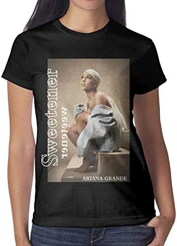 TamSports Ariana-Grande-Sweetener-Album- Tshirts O-Neck Customized Short Sleeve CottonT-Shirts for Women