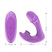 Clitoral Sucking Vibrator G Spot Dildo Vibrator with 7 Powerful Suction Modes 10 Vibration, PALOQUETH Clit Sucker Oral Sucking Adult Sex Toy for Women, Couples, Rechargeable 2 in 1 Suction