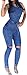 Lovaru Women's Sleeveless Bodysuit Boyfriend Denim Romper Hole Jean Tank Jumpsuit,Blue,X-Large