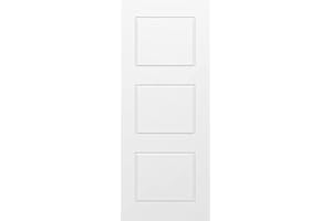 Prefinished Interior 3-Panel Slab Door 24 X 80 inch Cloud White Easy Install Wood Door by Villar Home Designs