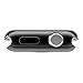 Coobes Compatible with Apple Watch Case Series 5/4 44mm 40mm, Ultra-Thin TPU Plating Bumper Shiny Lightweight Shockproof Protector Cover Slim Shell Frame Compatible iWatch (Black, 44mm)