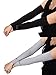 DoSmart 6 Pairs Cooler Arm Sleeves for Bike/Hiking/Golf (Black,White,Pink,Purple,Gray & Light Blue Color) UV Protection
