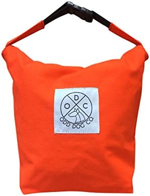 Odd Dog Company Large Travel Pet Dog Food Carrier Container | Dry Food Storage | Convenient for Camping, Hiking | Camping Bag | Collapsible, Portable, Lightweight | Roll Top Closure |30 cup capacity