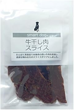 Amazon スマートドッグ 牛干し肉 スライス 50g Smartdog ペット用品 通販