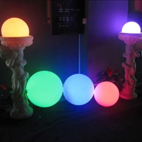 Waterproof LED Mood Ball Light Lamp Multi Color Remote Control In/Outdoor Décor ( 15x15x15)