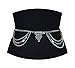 Daycindy Boho Coin Tassel Waist Chain Belly Jewelry for Women