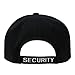 Online Best Service Security HAT Cap Uniform Hats, (ONE Size) Black