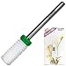 Pana Professional USA Ceramic White Small Barrel Bit Nail Drill (Grit: Coarse) 3/32