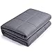 BUZIO Weighted Blanket (20 lbs for 150-200 lbs Persons, Queen Size) Heavy Blanket for Adults, 60” x 80”,Grey