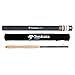 Tenkara USA Fly Fishing IWANA™ Rod with Case, Classic All-Around for Small to Medium Fish - Ultra-Light, Gloss Carbon Finish (12ft - 366cm)