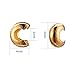 PandaHall Elite About 250 Pcs Brass Crimp Beads Covers Cord End Caps 5x4mm for Jewelry Making 6 Colors