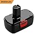 Upgraded 3600mAh Replacement for Ryobi 18V Battery (2-Pack) with Charger Combo Compatible with Ryobi 18V ONE+ Battery 3.6Ah P108 P102 P103 P104 P105 P107 P109 P122 Power Tools & Charger P117 P118